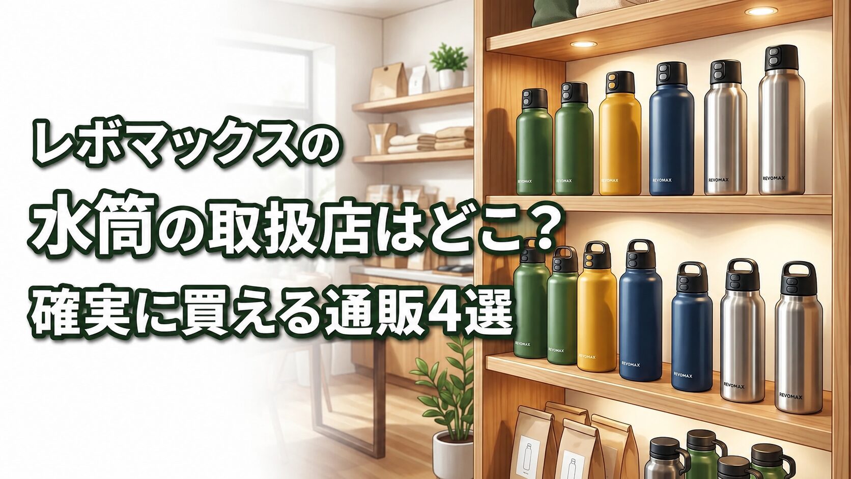 レボマックスの水筒の取扱店はどこ？確実に買える通販4選