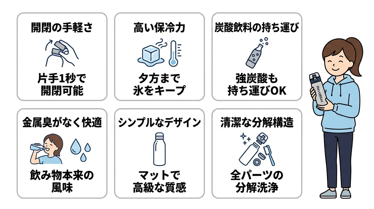 レボマックスのメリット：愛用者が語る6つの魅力