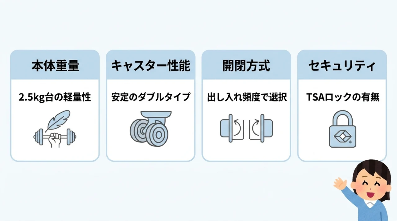 失敗しないキャリーバッグの選び方