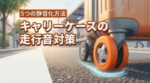 キャリーケースのうるさい走行音を今すぐ対策!原因と静音化の方法5つ