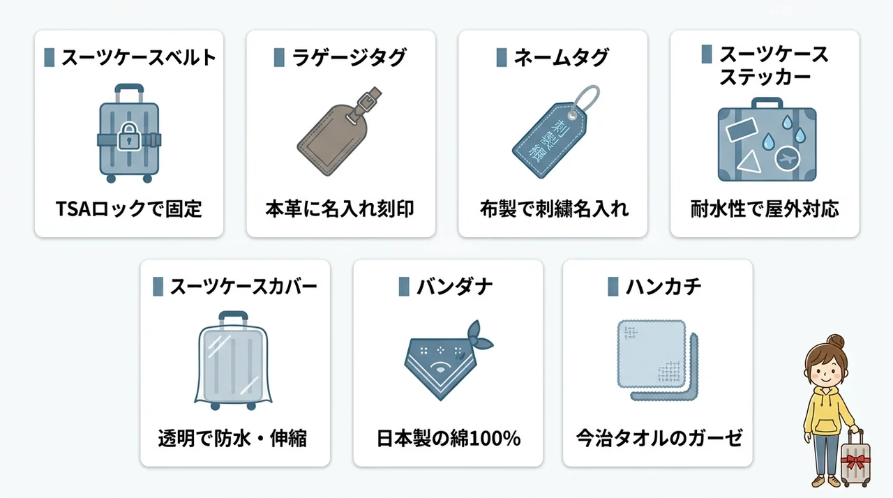キャリーケースの間違い防止に効く目印アイテム7選