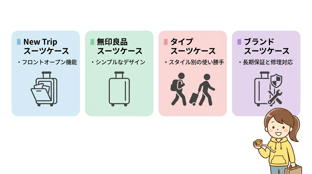 機内持ち込みできるキャリーケースおすすめ4選