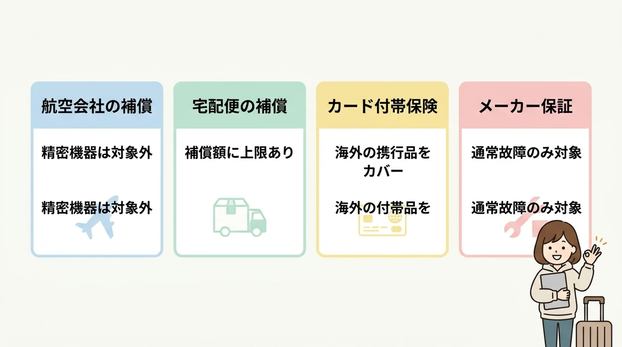パソコンの故障・盗難に備える保険と保証