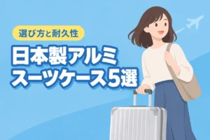 日本製アルミスーツケースおすすめ5選!選び方と耐久性を徹底比較(記事のアイキャッチ画像)