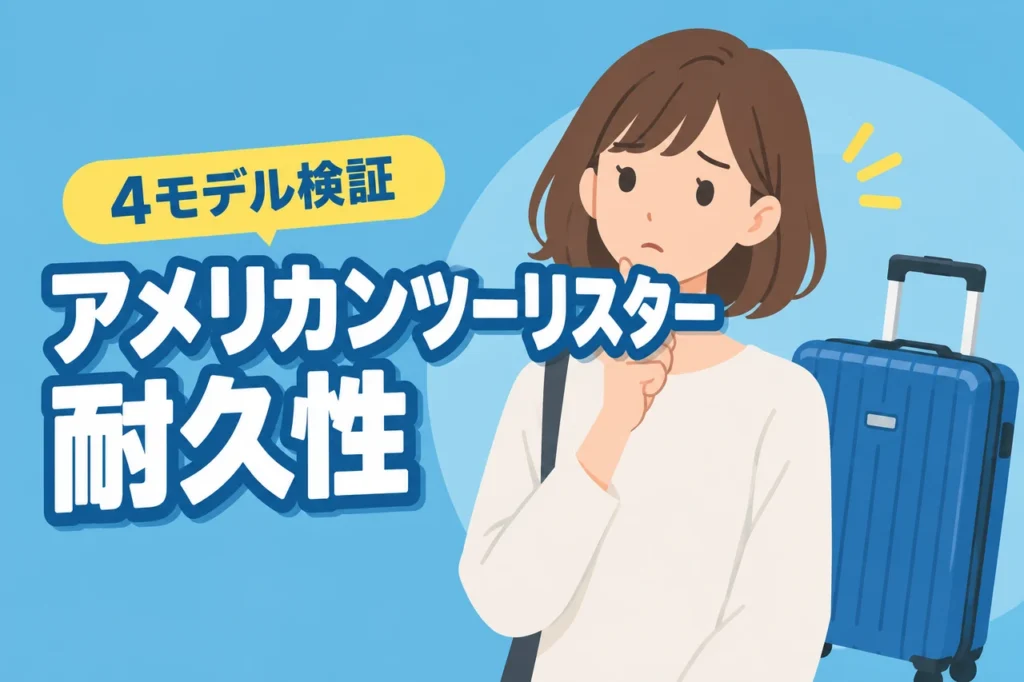 アメリカンツーリスターは壊れやすい？噂の真相と耐久性を4つのモデルで徹底検証（記事のアイキャッチ画像）